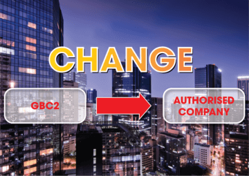 No more Global Business Company 2, now is Authorised Company in Mauritius No more Global Business Company 2, now is Authorised Company in Mauritius