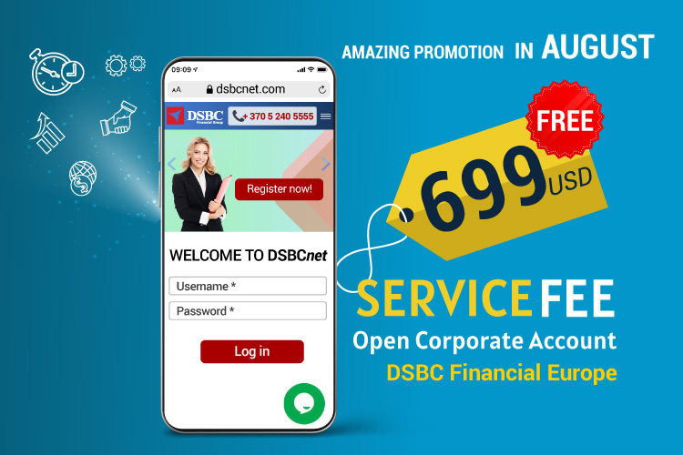 Amazing promotion - renew company to get an account in DSBC Financial Europe Amazing promotion - renew company to get an account in DSBC Financial Europe
