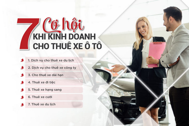 7 Cơ hội kinh doanh cho thuê xe ô tô