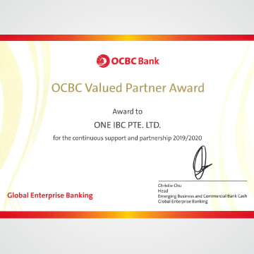 The 6th consecutive year One IBC is collaborating with OCBC Bank