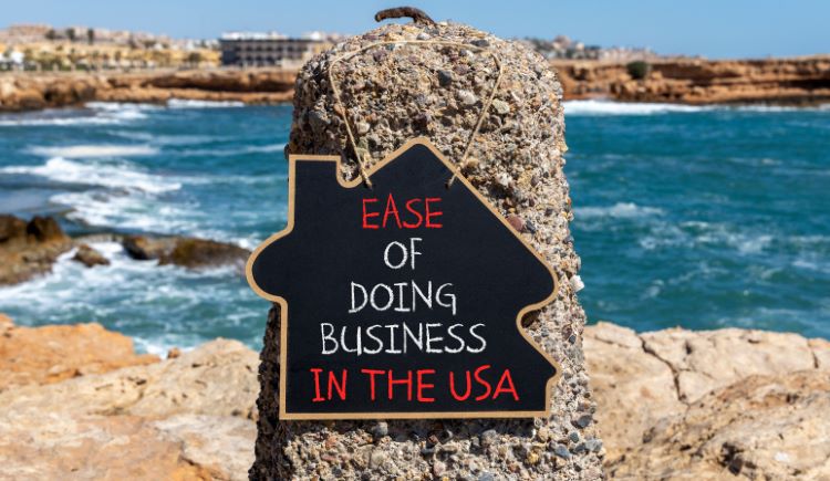 Ease of Doing Business in the USA includes 4 key points Ease of Doing Business in the USA includes 4 key points