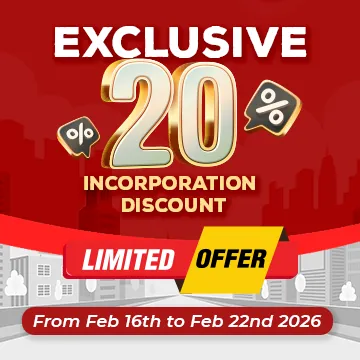 Exclusive 20% Incorporation Fee Promotion for Hong Kong, Singapore & Vietnam