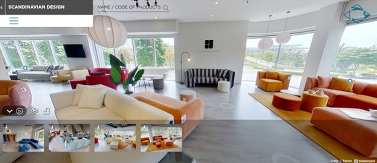 Các gian hàng showroom ảo đang giải quyết bài toán khoảng cách xuyên biên giới cho những doanh nghiệp ngành thủ công, mỹ nghệ, nội thất... là một cuộc chuyển đổi số trong thời đại dịch COVID-19.