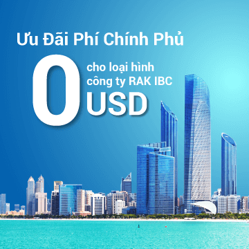 Miễn phí chính phủ năm đầu khi chuyển đăng ký kinh doanh từ nước ngoài về loại hình Công ty kinh doanh quốc tế (International Business Company (IBC) tại Ras Al Khaimah (RAK), UAE