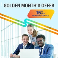 Golden month’s offer - Enjoy promotion for Company Renewal Service Golden month’s offer - Enjoy promotion for Company Renewal Service