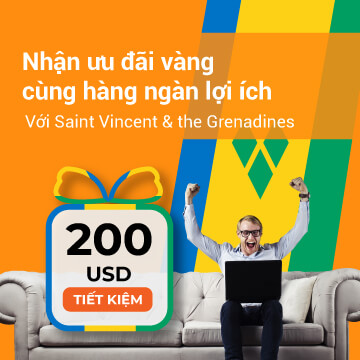 Nhận ưu đãi vàng cùng hàng ngàn lợi ích với Saint Vincent & the Grenadines