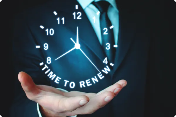 Renewal timing and compliance Renewal timing and compliance