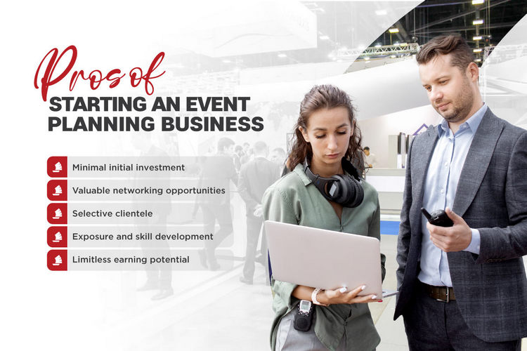Potential pros of starting an event planning business