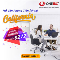Văn phòng tiện ích tại California – Tận hưởng ưu đãi lên đến US$ 272 khi mở văn phòng trong tháng 7
